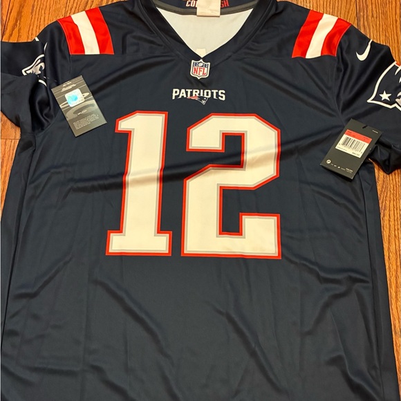 Nike Navy Blue Patriots Jersey